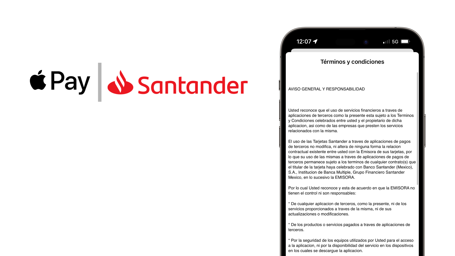 Santander llegará a Apple Pay en México